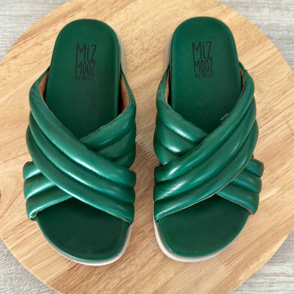 Miz Mooz Leather Slide Sandals - Marinella - Picture 8 of 8